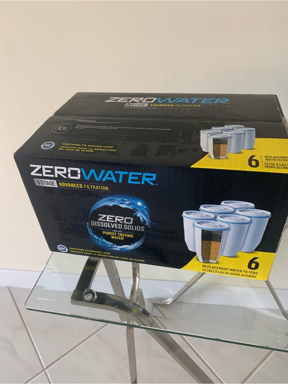 6-Pack Replacement Water Filters - White